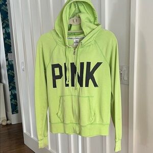 Victoria's Secret PINK Lime Green Hoodie